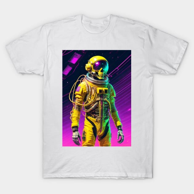 Skull Spaceman T-Shirt by DeathAnarchy